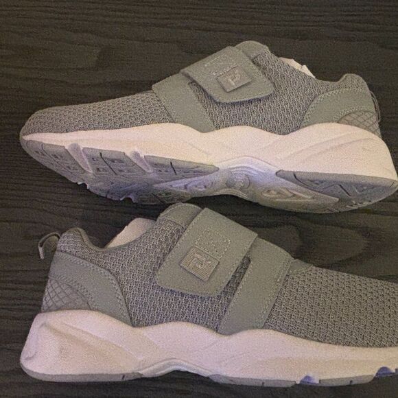 NEW Propet Men's Gray White Stability X Strap Sneaker Men's SZ 10XX 5E - 1028 - Picture 5 of 6